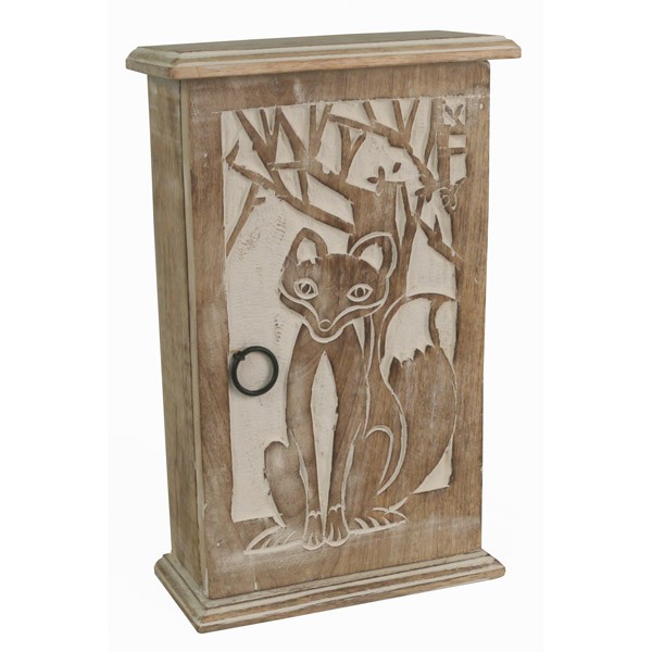 Fox Key Box White Finish